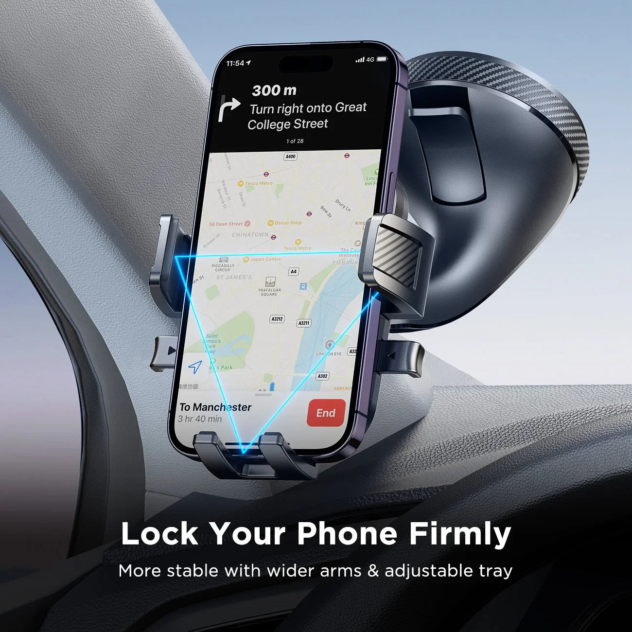 Car Phone Holder with 360° Rotation - Strong suction mount - Joyroom